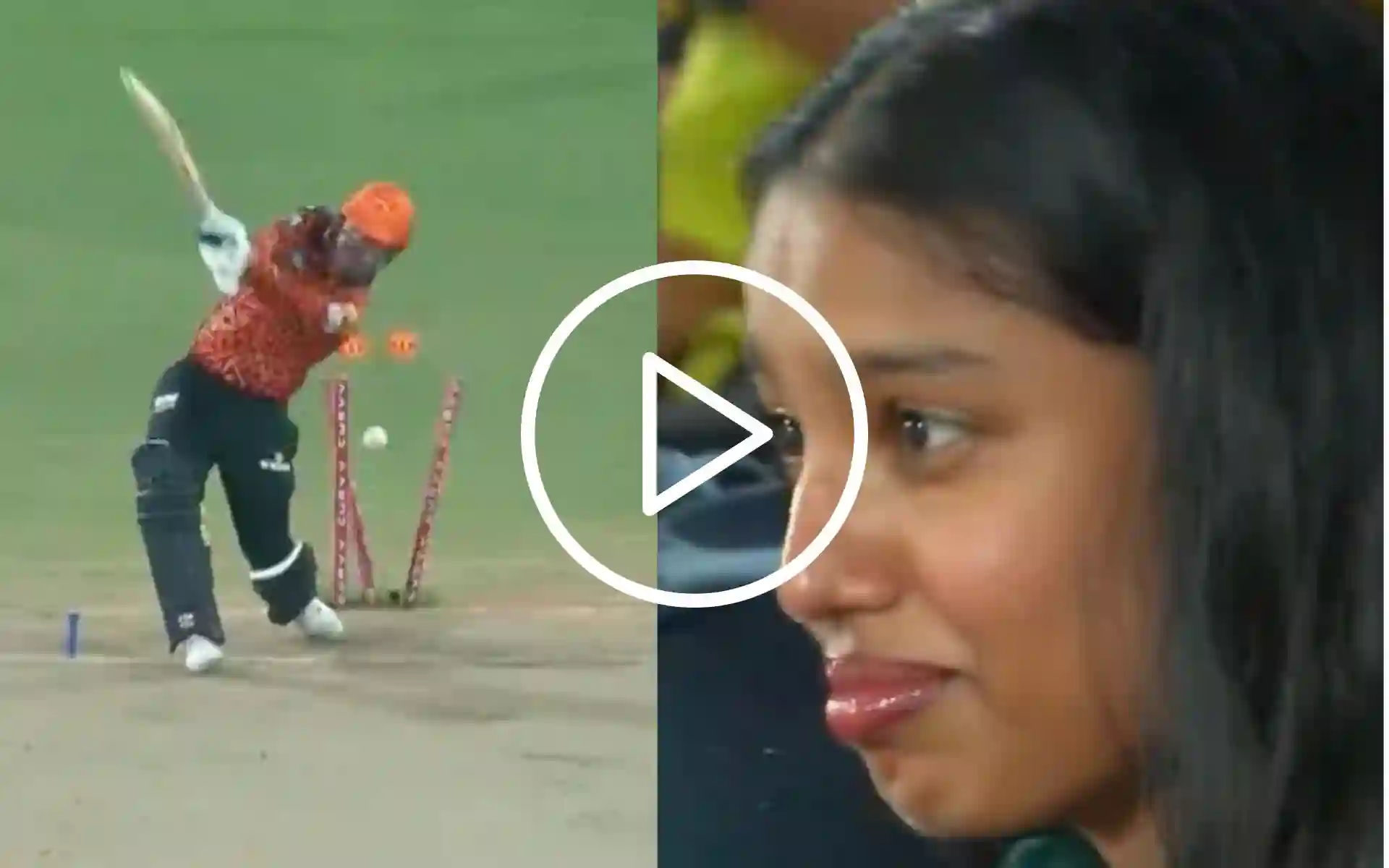 [Watch] SRH Fangirl Starts Crying As Rookie Prince Yadav Destroys Travis Head's Stumps
